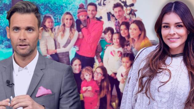 Grettell Valdez y su exesposo Patricio Borghetti hacen una posada familiar con sus nuevas familias